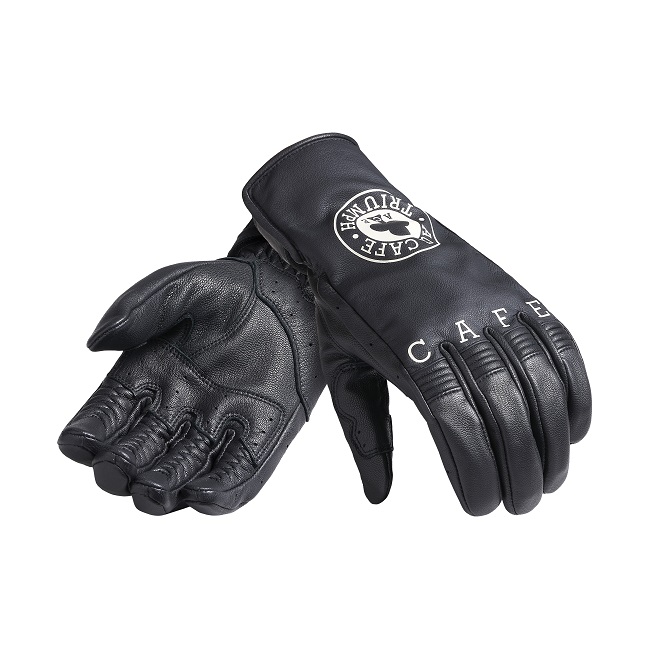 ACE CAFE PRINTED LEATHER GLOVE