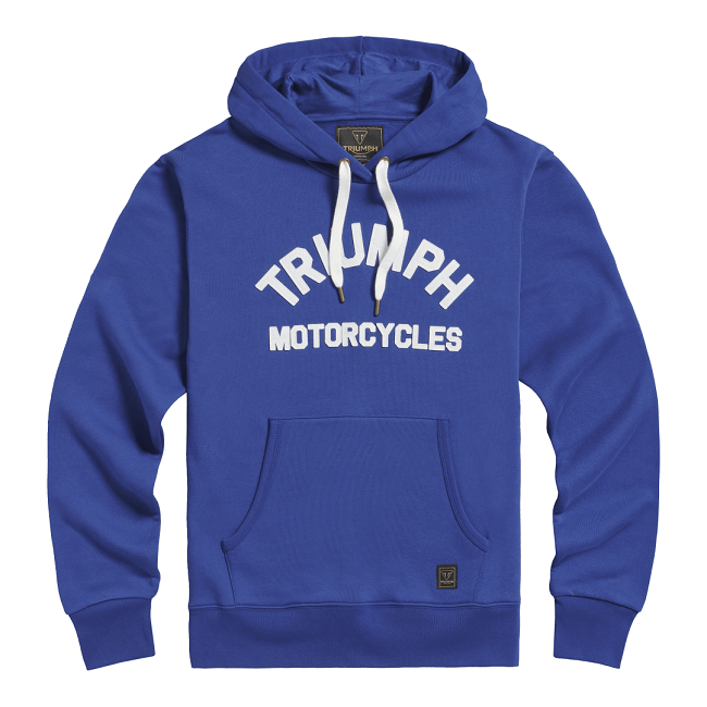 CARRICK PULL-ON HOODIE BLUE / BONE