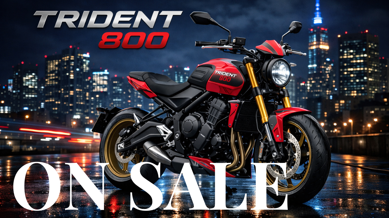 トライデント800 販売中のお知らせ