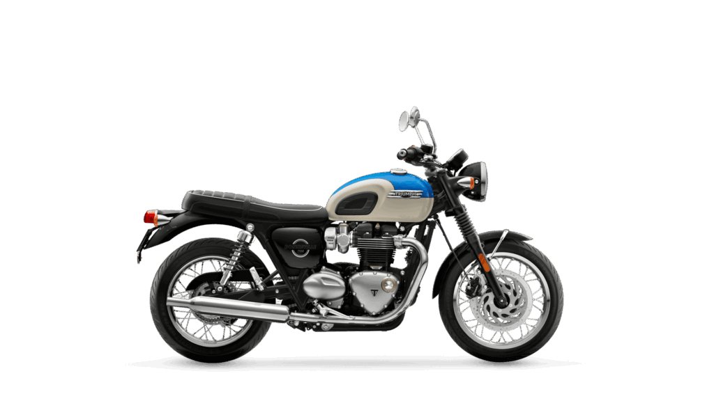 ボンネビルT120エージャンブルー