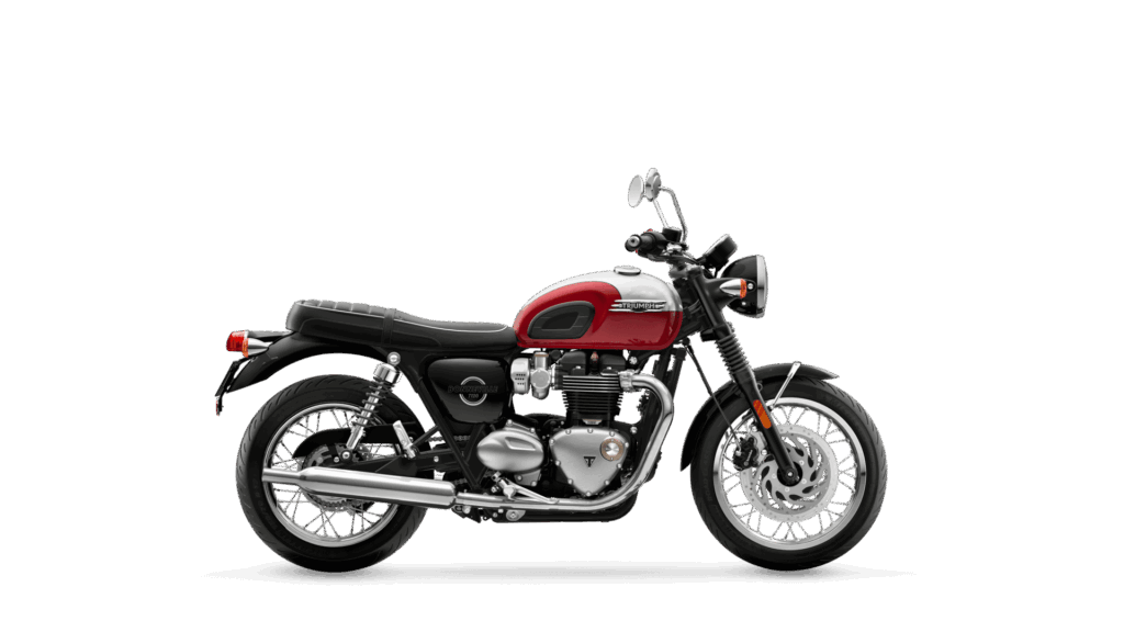 ボンネビルT120　クランベリーレッド